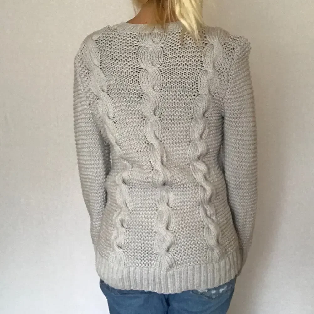 J. Crew chunky‎ handknit sweater M